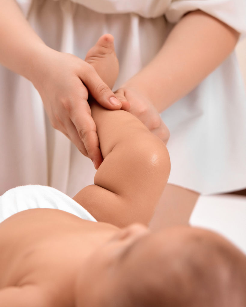 Massage bébé - la délicatesse